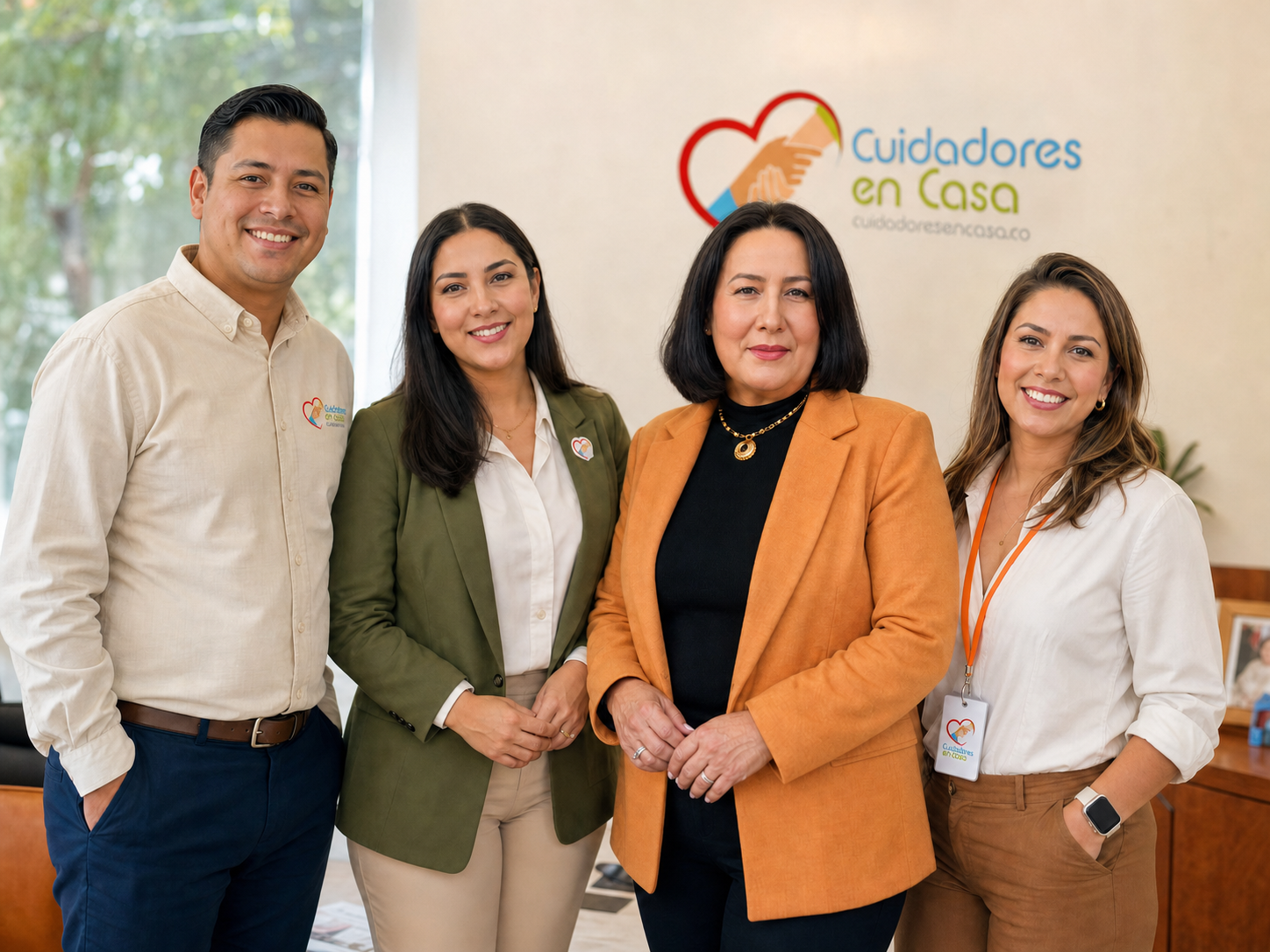 Equipo administrativo de Cuidadores en Casa